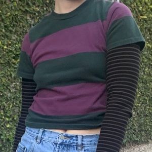 Brandy melville striped tee!